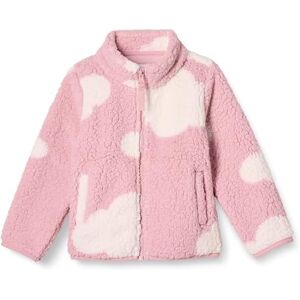 Amazon Mädchen Sherpa-Fleecejacke mit durchgehendem Reißverschluss, Rosa Wolken, 3 Jahre Amazon Mädchen Sherpa-Fleecejacke mit durchgehendem Reißverschluss, Rosa Wolken, 3 Jahre