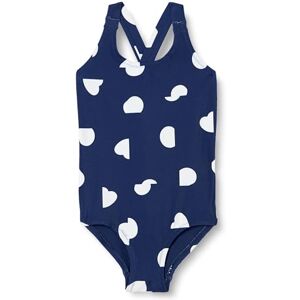 Amazon Mädchen Einteiliger Badeanzug mit Kreuzrücken, Tiefblau Elfenbein Abstrakt Punkte, 8 Jahre Amazon Mädchen Einteiliger Badeanzug mit Kreuzrücken, Tiefblau Elfenbein Abstrakt Punkte, 8 Jahre