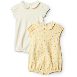 Amazon x Sofia Grainge Baby Mädchen Kurzärmeliger Strampler aus Baumwolle mit Peter-Pan-Kragen, 2er-Pack, Ditsy Blumen/Elfenbein, 3-6 Monate Amazon x Sofia Grainge Baby Mädchen Kurzärmeliger Strampler aus Baumwolle mit Peter-Pan-Kragen, 2er-Pack, Ditsy Blumen/Elfenbein, 3-6 Monate