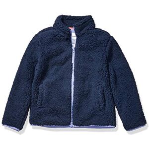 Amazon Mädchen Sherpa-Fleecejacke mit durchgehendem Reißverschluss, Verwaschenes Marineblau, 11-12 Jahre Amazon Mädchen Sherpa-Fleecejacke mit durchgehendem Reißverschluss, Verwaschenes Marineblau, 11-12 Jahre