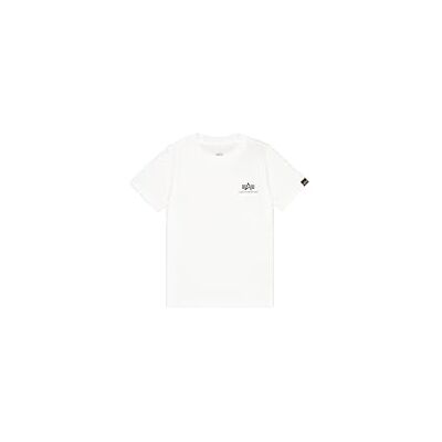 Alpha Unisex Kinder Basic Small Logo Kids/Teens Für T-Shirt, Weiß, 16 Jahre EU Alpha Unisex Kinder Basic Small Logo Kids/Teens Für T-Shirt, Weiß, 16 Jahre EU