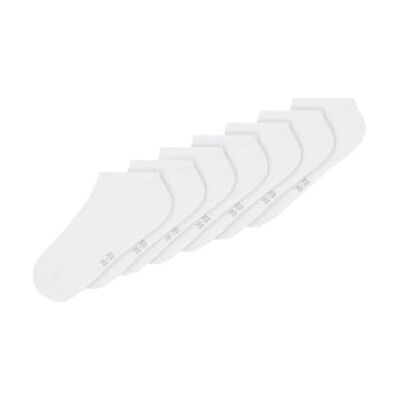 NAME IT Unisex Nknancle 7p Solid Noos, Bright White, 37 NAME IT Unisex Nknancle 7p Solid Noos, Bright White, 37