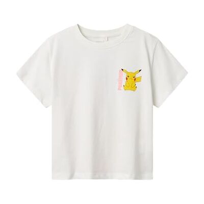 NAME IT Mädchen Nkfdyppi Pokemon Ss RLX Top Noos Sky, Cloud Dancer, 110 EU NAME IT Mädchen Nkfdyppi Pokemon Ss RLX Top Noos Sky, Cloud Dancer, 110 EU