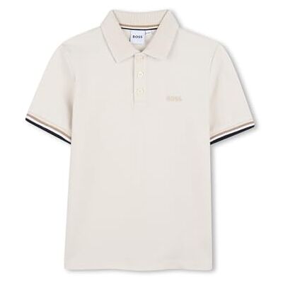 Boss Poloshirt für Jungen, Beige, 12 Jahre Boss Poloshirt für Jungen, Beige, 12 Jahre