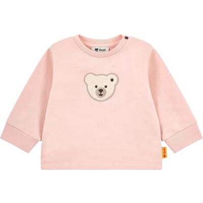 Steiff Sweatshirt EU Größe 74 Silver pink, Longsleeve für Kinder, Pullover langärmelig, ideales Basic Shirt, bequem und weich, waschmaschinenfest Steiff Sweatshirt EU Größe 74 Silver pink, Longsleeve für Kinder, Pullover langärmelig, ideales Basic Shirt, bequem und weich, waschmaschinenfest