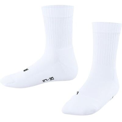 FALKE Unisex Kinder Socken Dynamic K So Baumwolle gemustert 1 Paar, Weiß White 2000, 23-26 FALKE Unisex Kinder Socken Dynamic K So Baumwolle gemustert 1 Paar, Weiß White 2000, 23-26