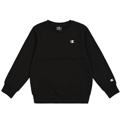Champion Legacy Basics B-Ultralight Powerblend Fleece Crewneck Sweatshirt Kinder & Jungen, Nero, 5-6 Jahre Champion Legacy Basics B-Ultralight Powerblend Fleece Crewneck Sweatshirt Kinder & Jungen, Nero, 5-6 Jahre