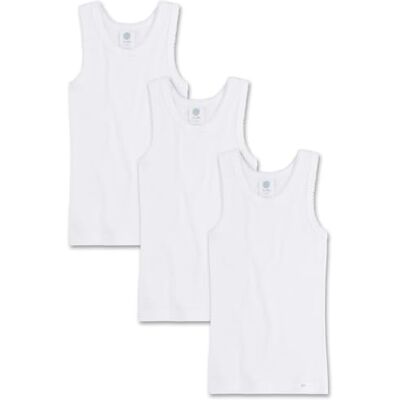 Sanetta Mädchen 333732 Unterhemd, Weiß, 152 EU Sanetta Mädchen 333732 Unterhemd, Weiß, 152 EU