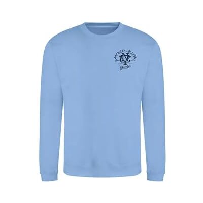 AMERICAN COLLEGE USA , Sweatshirts, Pullover, Jungen, Mädchen, Westen, Hoodies, Fleece, Jacke, Thermo, Mit Kapuze, Kinder Bekleidung, Unisex, Modell ACSCRW6 Sky Blue 12 Jahre AMERICAN COLLEGE USA , Sweatshirts, Pullover, Jungen, Mädchen, Westen, Hoodies, Fleece, Jacke, Thermo, Mit Kapuze, Kinder Bekleidung, Unisex, Modell ACSCRW6 Sky Blue 12 Jahre