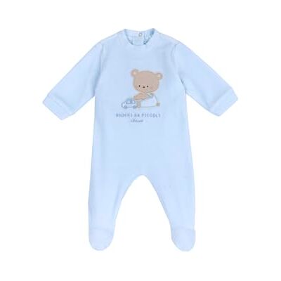 Chicco , Strampler für Neugeborene, aus Warmem und Weichem Stoff, mit Praktischer Rückenöffnung, Ideal für Frühling, Herbst und Winter, Designed in Italy, Babykleidung 0-24 Monate Chicco , Strampler für Neugeborene, aus Warmem und Weichem Stoff, mit Praktischer Rückenöffnung, Ideal für Frühling, Herbst und Winter, Designed in Italy, Babykleidung 0-24 Monate