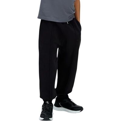 Calvin Jungen Jogginghose Relaxed Sweatpant aus Baumwoll-Frottee, Schwarz (Ck Black), 8 Jahre Calvin Jungen Jogginghose Relaxed Sweatpant aus Baumwoll-Frottee, Schwarz (Ck Black), 8 Jahre
