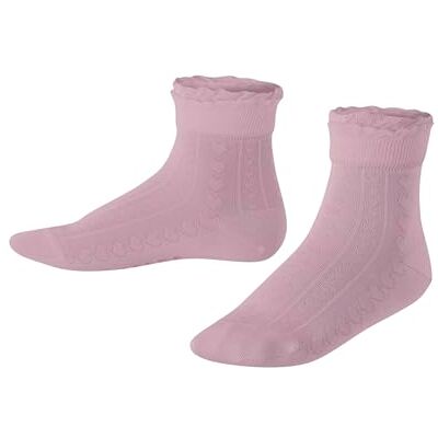 FALKE Unisex Kinder Socken Romantic Net K So Baumwolle einfarbig 1 Paar, Rosa Thulit 8663, 23-26 FALKE Unisex Kinder Socken Romantic Net K So Baumwolle einfarbig 1 Paar, Rosa Thulit 8663, 23-26
