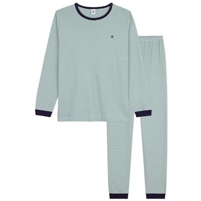 Petit Bateau Jungen A0fdi Nachtwäsche, Estragon/Marshmallow, 14 Jahre EU Petit Bateau Jungen A0fdi Nachtwäsche, Estragon/Marshmallow, 14 Jahre EU