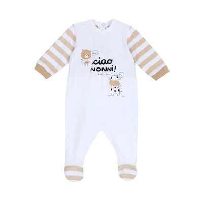 Chicco , Strampler für Neugeborene, aus Leichter und Weicher Baumwolle, mit Praktischer Knopföffnung, Ideal für Frühling und Herbst, Designed in Italy, Babykleidung 0-24 Monate Chicco , Strampler für Neugeborene, aus Leichter und Weicher Baumwolle, mit Praktischer Knopföffnung, Ideal für Frühling und Herbst, Designed in Italy, Babykleidung 0-24 Monate