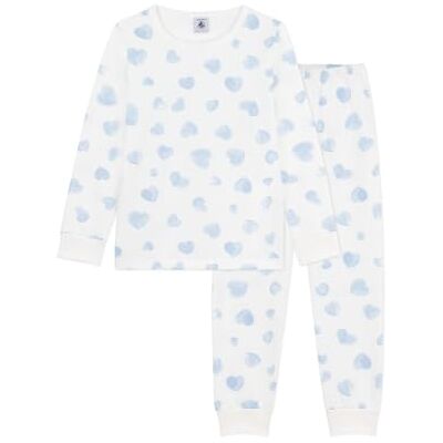 Petit Bateau Mädchen Cheyenne_h Nachtwäsche, Marshmallow/Multico, 12 Jahre Petit Bateau Mädchen Cheyenne_h Nachtwäsche, Marshmallow/Multico, 12 Jahre