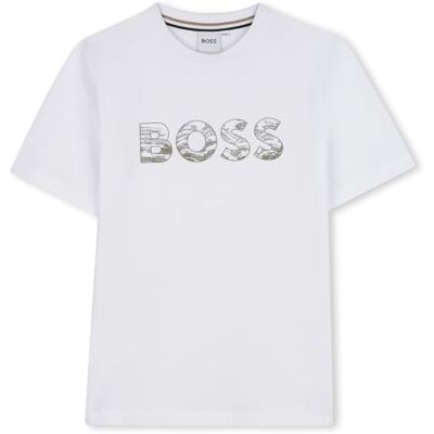 Boss J52358 Unterhemd für Jungen, Weiß, 10 Jahre Boss J52358 Unterhemd für Jungen, Weiß, 10 Jahre