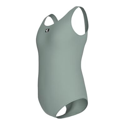 Calvin Mädchen Badeanzug Ky0Ky00099 Badeanzüge, Grau (Jadeite), 12-14 Jahre Calvin Mädchen Badeanzug Ky0Ky00099 Badeanzüge, Grau (Jadeite), 12-14 Jahre