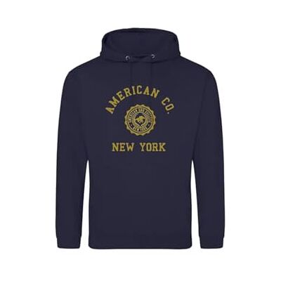 AMERICAN COLLEGE USA , Sweatshirts, Pullover, Jungen, Mädchen, Westen, Hoodies, Fleece, Jacke, Thermo, Mit Kapuze, Kinder Bekleidung, Unisex, Modell ACSCW4 Navy 14 Jahre AMERICAN COLLEGE USA , Sweatshirts, Pullover, Jungen, Mädchen, Westen, Hoodies, Fleece, Jacke, Thermo, Mit Kapuze, Kinder Bekleidung, Unisex, Modell ACSCW4 Navy 14 Jahre