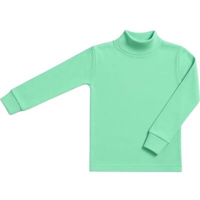 BABIDU Unisex Kids Punt NOU Camiseta Niños Cuello Medio Alto Semicisne, Ropa Interior para Niño Y Niña Unterhemd, Pudergrün, 12 Jahre BABIDU Unisex Kids Punt NOU Camiseta Niños Cuello Medio Alto Semicisne, Ropa Interior para Niño Y Niña Unterhemd, Pudergrün, 12 Jahre