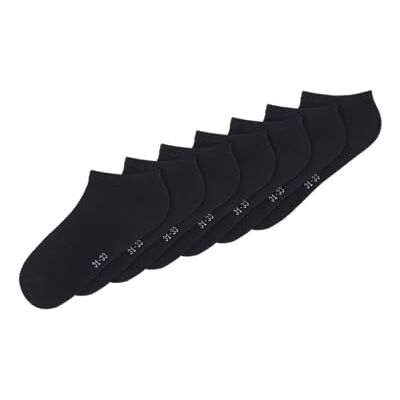 NAME IT Unisex nknancle 7p solid noos Socken, Schwarz, 34-36 EU NAME IT Unisex nknancle 7p solid noos Socken, Schwarz, 34-36 EU