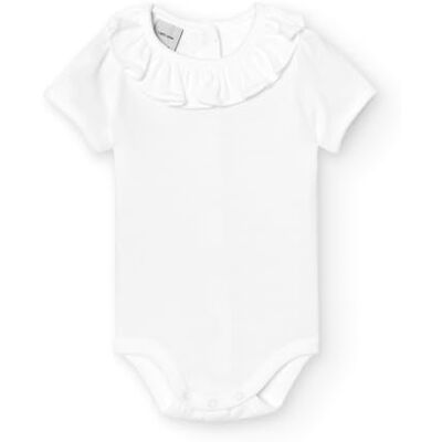 BABIDU Baby-Body, kurzärmelig, Rüschenkragen, 100% Baumwolle, Baby-Body für Neugeborene, weicher und atmungsaktiver, hypoallergener Stoff für empfindliche Haut, erstes Tragen, Unisex-Babykleidung BABIDU Baby-Body, kurzärmelig, Rüschenkragen, 100% Baumwolle, Baby-Body für Neugeborene, weicher und atmungsaktiver, hypoallergener Stoff für empfindliche Haut, erstes Tragen, Unisex-Babykleidung