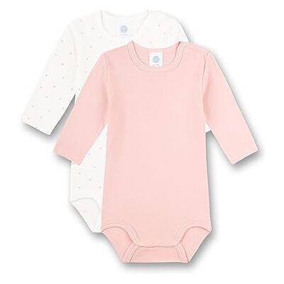 Sanetta Baby-Body langarm (Doppelpack) rosa & weiß Dots Hochwertiger und nachhaltiger Body für Mädchen aus Bio-Baumwolle. Inhalt: 2er Set Baby Body Sanetta Baby-Body langarm (Doppelpack) rosa & weiß Dots Hochwertiger und nachhaltiger Body für Mädchen aus Bio-Baumwolle. Inhalt: 2er Set Baby Body
