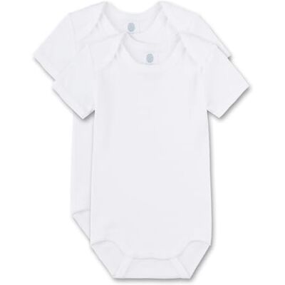 Sanetta Baby-Body kurzarm (Doppelpack) weiß Hochwertiger und nachhaltiger Body für Babys aus Bio-Baumwolle. Inhalt: 2er Set Baby Body Sanetta Baby-Body kurzarm (Doppelpack) weiß Hochwertiger und nachhaltiger Body für Babys aus Bio-Baumwolle. Inhalt: 2er Set Baby Body