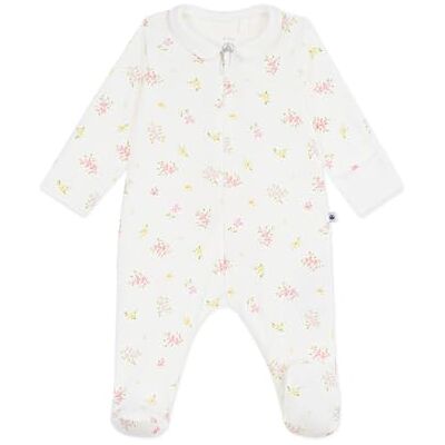 Petit Bateau Pe Bateau Nachtwäsche für Babys, Mädchen, Marshmallow/Multico, 62 Petit Bateau Pe Bateau Nachtwäsche für Babys, Mädchen, Marshmallow/Multico, 62