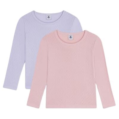 Petit Bateau Mädchen 2 Ts Ml Tr Unterwäsche Tag, Variante 1, 4 Jahre Petit Bateau Mädchen 2 Ts Ml Tr Unterwäsche Tag, Variante 1, 4 Jahre