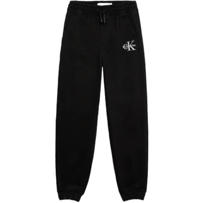 Calvin Boy's Essential Woven Jogger LVCKTJC14B Jogginghose, Schwarz (Pvh Black), 12 Jahre Calvin Boy's Essential Woven Jogger LVCKTJC14B Jogginghose, Schwarz (Pvh Black), 12 Jahre