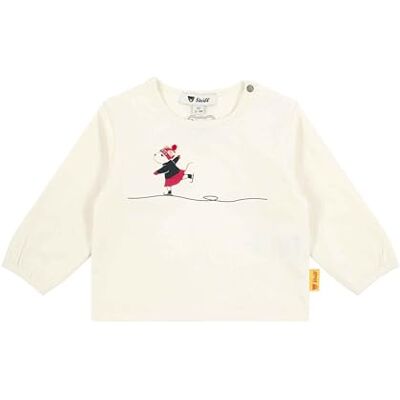 Steiff T-Shirt Langarm EU Größe 68 Eggnog, Langarm-Sweatshirt, Longsleeve für Kinder, Pullover langärmelig, Babyoberteil, ideales Basic Shirt, bequem und weich, waschmaschinenfest Steiff T-Shirt Langarm EU Größe 68 Eggnog, Langarm-Sweatshirt, Longsleeve für Kinder, Pullover langärmelig, Babyoberteil, ideales Basic Shirt, bequem und weich, waschmaschinenfest