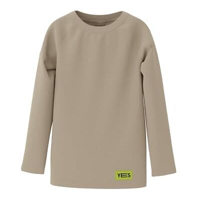 NAME IT Jungen Nmmlivanno Top Pb Langarmshirt, Irish Cream, 110 EU NAME IT Jungen Nmmlivanno Top Pb Langarmshirt, Irish Cream, 110 EU
