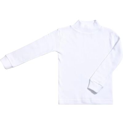BABIDU Unisex Kids Camiseta Cuello Cisne Manga Larga Interior Perchado para Niños Y Niñas (4 Años, Blanco) Unterhemd, Weiss, One Size BABIDU Unisex Kids Camiseta Cuello Cisne Manga Larga Interior Perchado para Niños Y Niñas (4 Años, Blanco) Unterhemd, Weiss, One Size