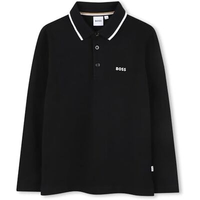 Boss J52330 Poloshirt für Jungen, Schwarz, 14 Jahre Boss J52330 Poloshirt für Jungen, Schwarz, 14 Jahre