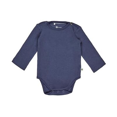 Sterntaler Body aus Rippjersey – Baby Langarm Body mit praktischen Druckknöpfen an Schultern und im Schritt bequemer Jersey Body für Jungen Babykleidung ab Geburt – blau – Größe 62 Sterntaler Body aus Rippjersey – Baby Langarm Body mit praktischen Druckknöpfen an Schultern und im Schritt bequemer Jersey Body für Jungen Babykleidung ab Geburt – blau – Größe 62