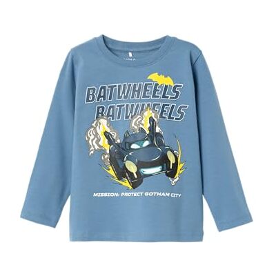 NAME IT Jungen Nmmjatzy Batwheels Top Noos Wab Langarmshirt, Coronet Blue, 98 EU NAME IT Jungen Nmmjatzy Batwheels Top Noos Wab Langarmshirt, Coronet Blue, 98 EU
