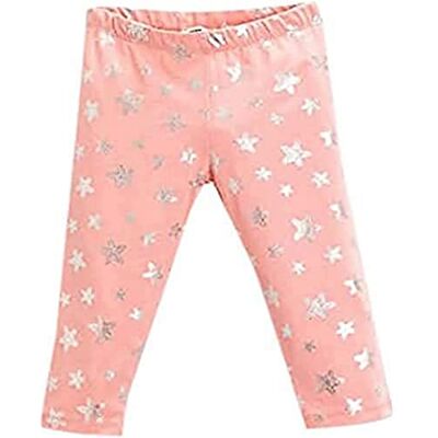 Koton Mädchen Shiny Star Printed Bermuda Cotton Leggings, Pink Design (2d5), 11-12 Jahre EU Koton Mädchen Shiny Star Printed Bermuda Cotton Leggings, Pink Design (2d5), 11-12 Jahre EU