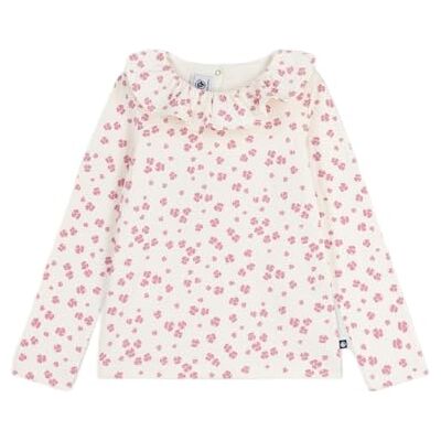 Petit Bateau Pe Bateau Langarm-T-Shirt für Kinder, aus bedruckter Baumwolle, Milk/Multico, 3 Jahre Petit Bateau Pe Bateau Langarm-T-Shirt für Kinder, aus bedruckter Baumwolle, Milk/Multico, 3 Jahre