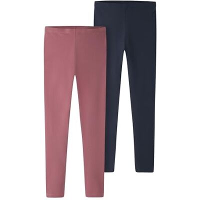 NAME IT Mädchen Nkfvivian 2p Noos Leggings, Deco Rose/Pack:packed With Dark Sapphire, 122-128 EU NAME IT Mädchen Nkfvivian 2p Noos Leggings, Deco Rose/Pack:packed With Dark Sapphire, 122-128 EU