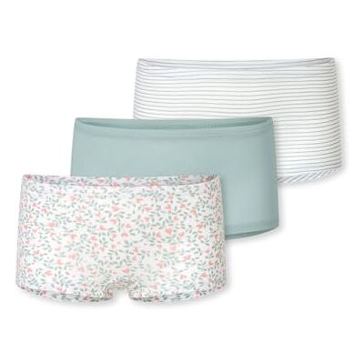Schiesser Mädchen 3 Pack Unterwäsche Shorts hohe Passform 95/5 Organic Bio Baumwolle Größe 92 bis 140 Schiesser Mädchen 3 Pack Unterwäsche Shorts hohe Passform 95/5 Organic Bio Baumwolle Größe 92 bis 140