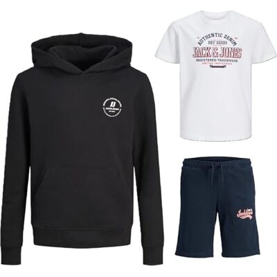 JACK & JONES Junior Kinder Jungen Kapuzenpullover Kids Hoodie Sweatshirt Sweat Shirt Hood JACK & JONES Junior Kinder Jungen Kapuzenpullover Kids Hoodie Sweatshirt Sweat Shirt Hood