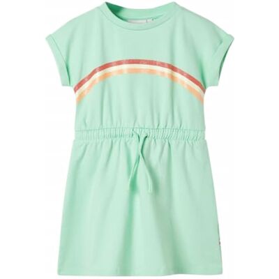 vidaXL Kinderkleid mit Kordelzug Kinder Kleid Kurzarm Freizeitkleid Sommer Korallenrosa vidaXL Kinderkleid mit Kordelzug Kinder Kleid Kurzarm Freizeitkleid Sommer Korallenrosa
