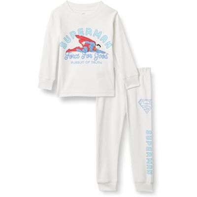 Amazon Harry Potter DC Comics Looney Tunes Jungen Eng anliegende Schlafanzug-Sets, Superman, 5 Jahre Amazon Harry Potter DC Comics Looney Tunes Jungen Eng anliegende Schlafanzug-Sets, Superman, 5 Jahre