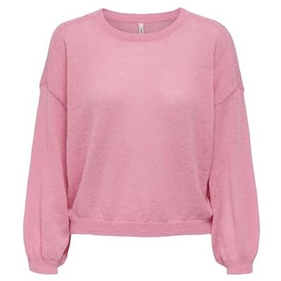 ONLY Onlsusia Life Ls O-Neck Cc KNT, color: rosa, size: S ONLY Onlsusia Life Ls O-Neck Cc KNT, color: rosa, size: S