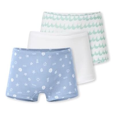 Schiesser Mädchen 3 Pack Unterwäsche Shorts hohe Passform 95/5 Organic Bio Baumwolle Größe 92 bis 140 Schiesser Mädchen 3 Pack Unterwäsche Shorts hohe Passform 95/5 Organic Bio Baumwolle Größe 92 bis 140