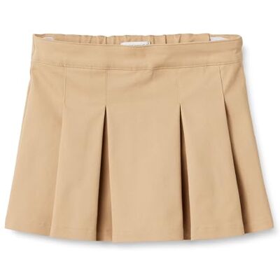 Amazon Mädchen Regular-Fit-Schuluniform-Skort Aus Stretch-Baumwolltwill Mit Falten, Khaki Tan, 11 Jahre Amazon Mädchen Regular-Fit-Schuluniform-Skort Aus Stretch-Baumwolltwill Mit Falten, Khaki Tan, 11 Jahre
