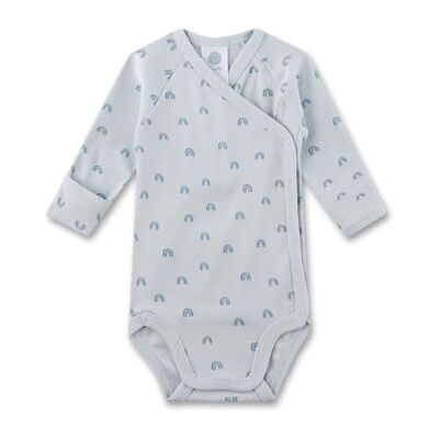 Sanetta Baby-Wickelbody Blau Regenbogen Nachhaltiger und süßer Unisex-Wickelbody aus Bio-Baumwolle für Neugeborene, Größe 56 Sanetta Baby-Wickelbody Blau Regenbogen Nachhaltiger und süßer Unisex-Wickelbody aus Bio-Baumwolle für Neugeborene, Größe 56