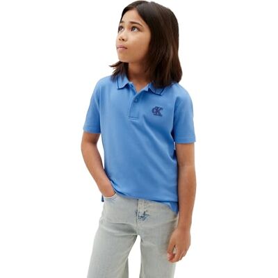 Calvin CK Monogram Poloshirt SS Lvcktjb14b S/S, Blau (Marine), 8 Jahre Kinder und Jugendliche Calvin CK Monogram Poloshirt SS Lvcktjb14b S/S, Blau (Marine), 8 Jahre Kinder und Jugendliche