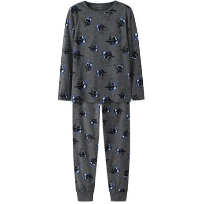 NAME IT Jungen Nkmnightset Dark Grey Mel Skull Noos, Dark Grey Melange, 146-152 EU NAME IT Jungen Nkmnightset Dark Grey Mel Skull Noos, Dark Grey Melange, 146-152 EU