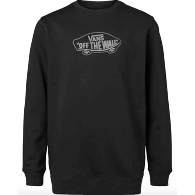 Vans Unisex-Kinder Off The Wall Board Crew Ii-B Sweatshirt, Black, Vans Unisex-Kinder Off The Wall Board Crew Ii-B Sweatshirt, Black,